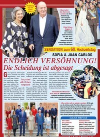 Titelbild der Ausgabe 17/2022 von ENDLICH VERSÖHNUNG! Die Scheidung ist abgesagt. Zeitschriften als Abo oder epaper bei United Kiosk online kaufen.