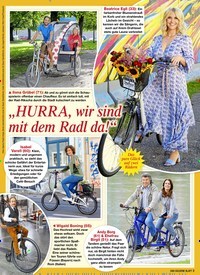 Titelbild der Ausgabe 19/2022 von „HURRA, wir sind mit dem Radl da!“. Zeitschriften als Abo oder epaper bei United Kiosk online kaufen.