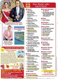 Titelbild der Ausgabe 37/2022 von Lesespaß direkt nach Hause. Zeitschriften als Abo oder epaper bei United Kiosk online kaufen.