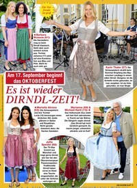 Titelbild der Ausgabe 37/2022 von Es ist wieder DIRNDL-ZEIT!. Zeitschriften als Abo oder epaper bei United Kiosk online kaufen.