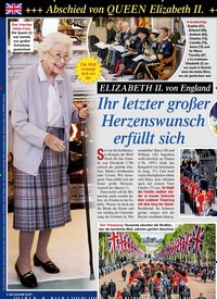 Titelbild der Ausgabe 38/2022 von Ihr letzter großer Herzenswunsch erfüllt sich. Zeitschriften als Abo oder epaper bei United Kiosk online kaufen.