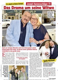 Titelbild der Ausgabe 5/2020 von Er starb in ihren Armen: Joseph Hannesschläger (†): Das Drama um seine Witwe. Zeitschriften als Abo oder epaper bei United Kiosk online kaufen.