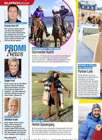 Titelbild der Ausgabe 45/2020 von KLATSCH: PROMI News. Zeitschriften als Abo oder epaper bei United Kiosk online kaufen.