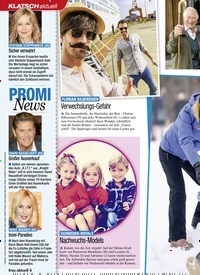 Titelbild der Ausgabe 2/2021 von KLATSCH: PROMI News. Zeitschriften als Abo oder epaper bei United Kiosk online kaufen.