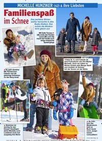 Titelbild der Ausgabe 4/2020 von MICHELLE HUNZIKER (42) & ihre Liebsten: Familienspaß im Schnee. Zeitschriften als Abo oder epaper bei United Kiosk online kaufen.