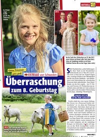 Titelbild der Ausgabe 8/2020 von AKTUELL: Kleine Prinzessin – ganz groß: ESTELLE von Schweden: Überraschung zum 8. Geburtstag. Zeitschriften als Abo oder epaper bei United Kiosk online kaufen.