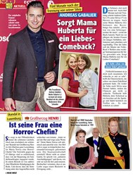 Titelbild der Ausgabe 9/2020 von ANDREAS GABALIER: Sorgt Mama Huberta für ein Liebes- Comeback?. Zeitschriften als Abo oder epaper bei United Kiosk online kaufen.