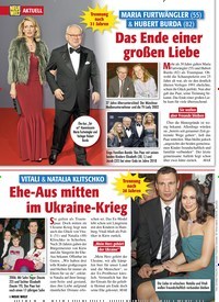 Titelbild der Ausgabe 35/2022 von Ehe-Aus mitten im Ukraine-Krieg. Zeitschriften als Abo oder epaper bei United Kiosk online kaufen.