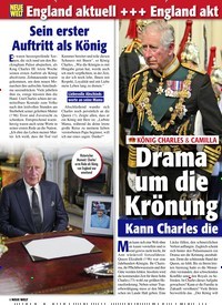 Titelbild der Ausgabe 38/2022 von Drama um die Krönung. Zeitschriften als Abo oder epaper bei United Kiosk online kaufen.