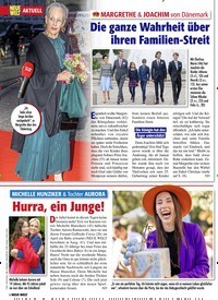 Titelbild der Ausgabe 42/2022 von Die ganze Wahrheit über ihren Familien-Streit. Zeitschriften als Abo oder epaper bei United Kiosk online kaufen.