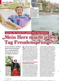 Titelbild der Ausgabe 2/2021 von Zeit für Leben: „Mein Herz macht jeden Tag Freudensprünge“. Zeitschriften als Abo oder epaper bei United Kiosk online kaufen.