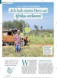 Titelbild der Ausgabe 13/2022 von „Ich hab mein Herz an Afrika verloren“. Zeitschriften als Abo oder epaper bei United Kiosk online kaufen.