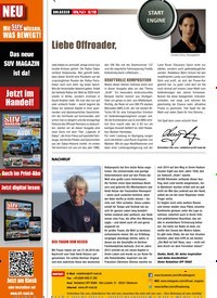 Titelbild der Ausgabe 6/2019 von ANLASSER: Liebe Offroader. Zeitschriften als Abo oder epaper bei United Kiosk online kaufen.