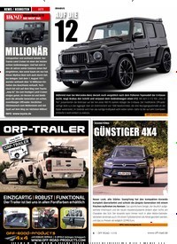 Titelbild der Ausgabe 11/2019 von AUTO: Diesen Monat 11/19 DAS ROCKT UNS: MILLIONÄR. Zeitschriften als Abo oder epaper bei United Kiosk online kaufen.