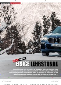 Titelbild der Ausgabe 2/2020 von OFF ROAD-AUFTAKT: BMW DRIVING EXPERIENCE: EISIGE LEHRSTUNDE. Zeitschriften als Abo oder epaper bei United Kiosk online kaufen.