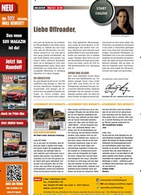 Titelbild der Ausgabe 3/2020 von Liebe Offroader,. Zeitschriften als Abo oder epaper bei United Kiosk online kaufen.