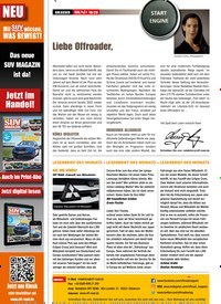 Titelbild der Ausgabe 10/2020 von ANLASSER: Liebe Offroader,. Zeitschriften als Abo oder epaper bei United Kiosk online kaufen.