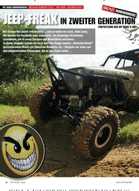 Titelbild der Ausgabe 10/2020 von HOMEWORKERS: OFF ROAD-HOMEWORKERS SEBASTIAN BEINHOFER (TEIL2) -TUBE BUGGY „DISTURBED BEAST“: JEEP-FREAK IN ZWEITER GENERATION (FORTSETZUNG AUS OFF ROAD 9/20). Zeitschriften als Abo oder epaper bei United Kiosk online kaufen.
