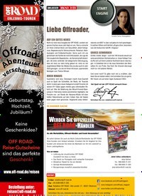 Titelbild der Ausgabe 2/2023 von Liebe Offroader,. Zeitschriften als Abo oder epaper bei United Kiosk online kaufen.