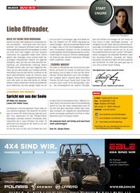 Titelbild der Ausgabe 10/2023 von Liebe Offroader,. Zeitschriften als Abo oder epaper bei United Kiosk online kaufen.