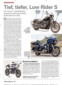 Titelbild der Ausgabe 10/2019 von NACHRICHTEN : Tief, tiefer, Low Rider S. Zeitschriften als Abo oder epaper bei United Kiosk online kaufen.