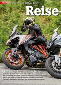 Titelbild der Ausgabe 8/2020 von BMW S 1000 XR - KTM 1290 Super Duke GT: Reise -Rüpel. Zeitschriften als Abo oder epaper bei United Kiosk online kaufen.