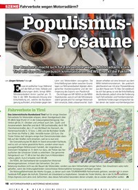 Titelbild der Ausgabe 8/2020 von Fahrverbote wegen Motorradlärm?: Populismus- Posaune. Zeitschriften als Abo oder epaper bei United Kiosk online kaufen.