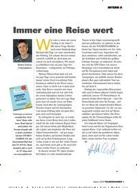 Titelbild der Ausgabe 1/2019 von INTERN: Immer eine Reise wert. Zeitschriften als Abo oder epaper bei United Kiosk online kaufen.