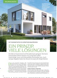 Titelbild der Ausgabe 1/2019 von MIT EIGENINITIATIVE ZU GÜNSTIGEN BAUPREISEN: EIN PRINZIP, VIELE LÖSUNGEN. Zeitschriften als Abo oder epaper bei United Kiosk online kaufen.