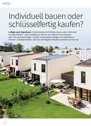Titelbild der Ausgabe 10/2019 von SPECIAL: Individuell bauen oder schlüsselfertig kaufen?. Zeitschriften als Abo oder epaper bei United Kiosk online kaufen.