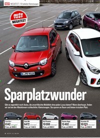 Titelbild der Ausgabe 3/2019 von MEGATEST | 10 beliebte Kleinstwagen: Sparplatzwunder. Zeitschriften als Abo oder epaper bei United Kiosk online kaufen.