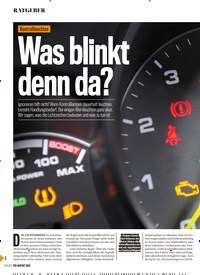 Titelbild der Ausgabe 1/2019 von Kontrollleuchten: Was blinkt denn da?. Zeitschriften als Abo oder epaper bei United Kiosk online kaufen.