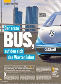 Titelbild der Ausgabe 11/2019 von Der erste BUS, auf den sich das Warten lohnt. Zeitschriften als Abo oder epaper bei United Kiosk online kaufen.