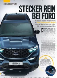 Titelbild der Ausgabe 15/2019 von STECKER REIN BEI FORD. Zeitschriften als Abo oder epaper bei United Kiosk online kaufen.