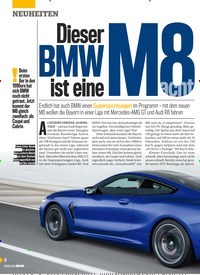 Titelbild der Ausgabe 23/2019 von Dieser BMW ist eine M 8 acht. Zeitschriften als Abo oder epaper bei United Kiosk online kaufen.