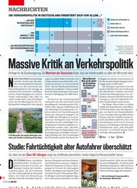 Titelbild der Ausgabe 23/2019 von Massive Kritik an Verkehrspolitik. Zeitschriften als Abo oder epaper bei United Kiosk online kaufen.