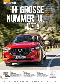 Titelbild der Ausgabe 18/2022 von EINE GROSSE NUMMER FÜR MAZDA .... Zeitschriften als Abo oder epaper bei United Kiosk online kaufen.