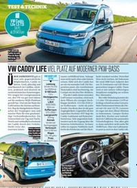 Titelbild der Ausgabe 23/2022 von VW CADDY LIFE VIEL PLATZ AUF MODERNER PKW-BASIS. Zeitschriften als Abo oder epaper bei United Kiosk online kaufen.