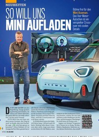 Titelbild der Ausgabe 30/2022 von SO WILL UNS MINI AUFLADEN. Zeitschriften als Abo oder epaper bei United Kiosk online kaufen.