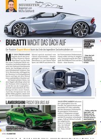 Titelbild der Ausgabe 34/2022 von BUGATTI MACHT DAS DACH AUF. Zeitschriften als Abo oder epaper bei United Kiosk online kaufen.