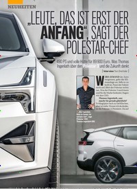 Titelbild der Ausgabe 41/2022 von „LEUTE, DAS IST ERST DER ANFANG“, SAGT DE POLESTAR-CHEF. Zeitschriften als Abo oder epaper bei United Kiosk online kaufen.