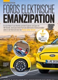 Titelbild der Ausgabe 19/2025 von FORDS ELEKTRISCHE EMANZIPATION. Zeitschriften als Abo oder epaper bei United Kiosk online kaufen.