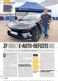 Titelbild der Ausgabe 26/2025 von ZF BÜGELT E-AUTO-DEFIZITE AUS. Zeitschriften als Abo oder epaper bei United Kiosk online kaufen.
