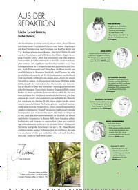 Titelbild der Ausgabe 3/2019 von AUS DER REDAKTION. Zeitschriften als Abo oder epaper bei United Kiosk online kaufen.