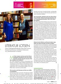 Titelbild der Ausgabe 3/2019 von LITERATUR LOTSEN. Zeitschriften als Abo oder epaper bei United Kiosk online kaufen.