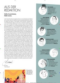 Titelbild der Ausgabe 1/2020 von AUS DER REDAKTION. Zeitschriften als Abo oder epaper bei United Kiosk online kaufen.