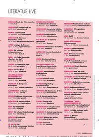 Titelbild der Ausgabe 3/2020 von LITERATUR LIVE. Zeitschriften als Abo oder epaper bei United Kiosk online kaufen.