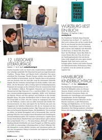 Titelbild der Ausgabe 3/2020 von 12. USEDOMER LITERATURTAGE. Zeitschriften als Abo oder epaper bei United Kiosk online kaufen.