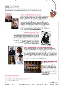Titelbild der Ausgabe 3/2020 von LESEZEICHEN. Zeitschriften als Abo oder epaper bei United Kiosk online kaufen.