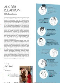 Titelbild der Ausgabe 6/2022 von AUS DER REDAKTION. Zeitschriften als Abo oder epaper bei United Kiosk online kaufen.